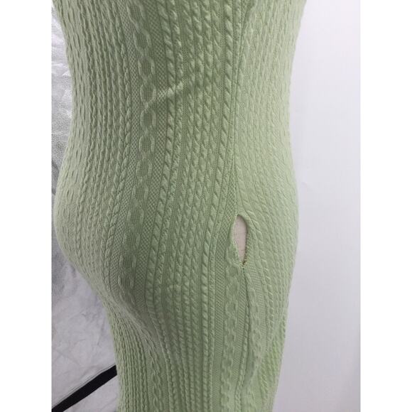 ULTRA FLIRT SZ S sage green 2pc juniors knit bodycon mini dress NWT B61 - Picture 7 of 14